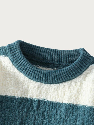 Jorren - Round Neck Striped Sweater