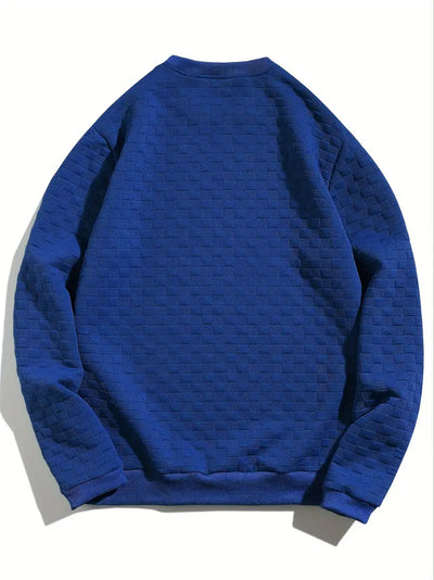 Lister - Casual Long Sleeve Checkered Sweater