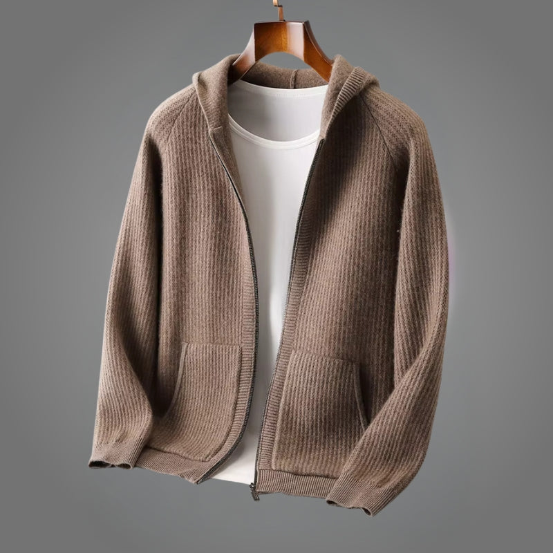 Romain - Knitted Zip Up Hoodie