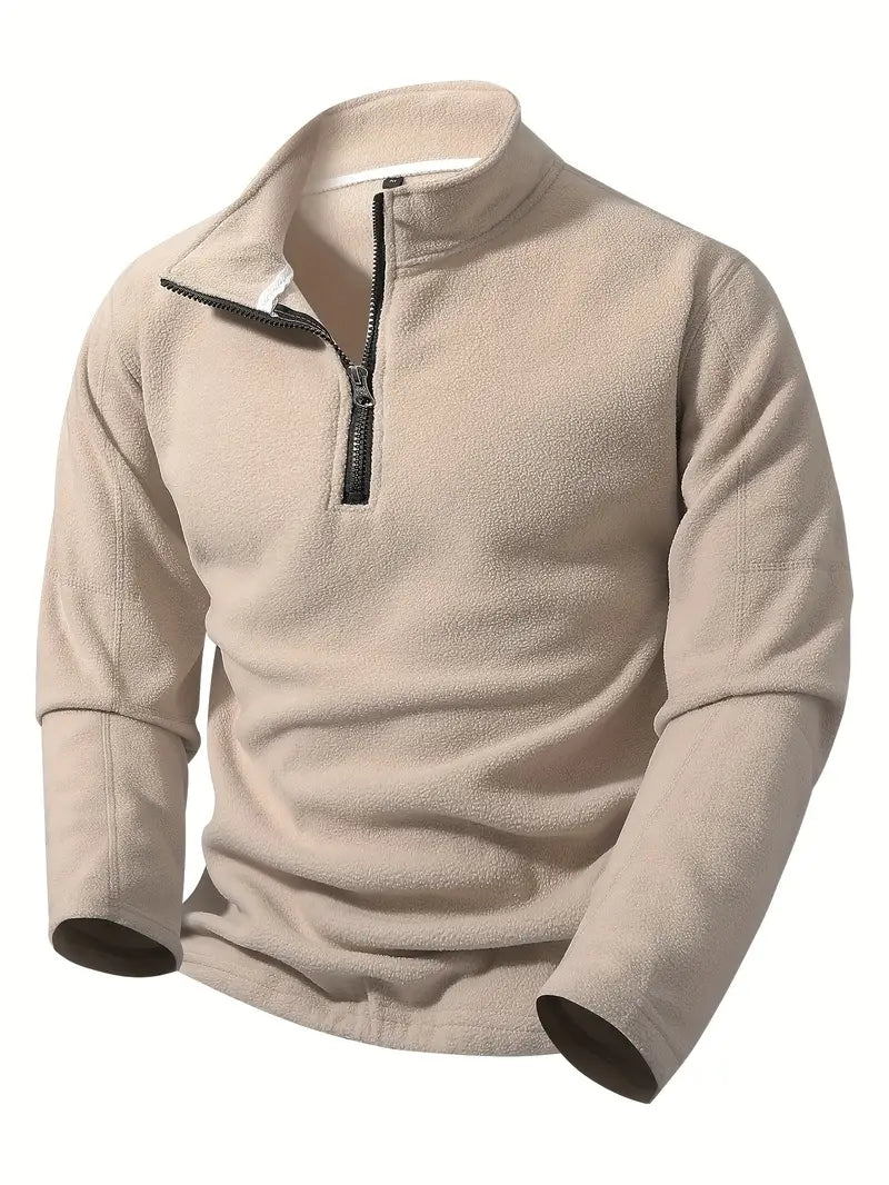 Maurits - Half-Zip Stand Collar Sweatshirt