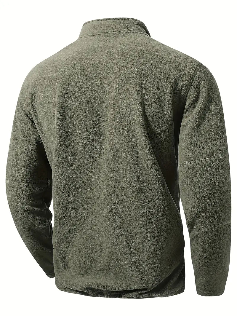 Maurits - Half-Zip Stand Collar Sweatshirt