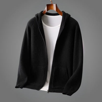 Romain - Knitted Zip Up Hoodie