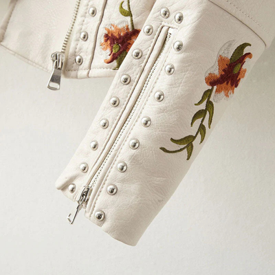 Sofia Leather Biker Jacket