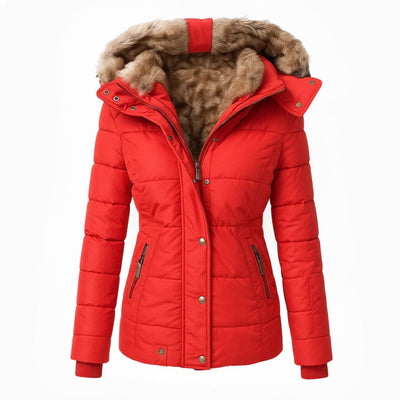 Barbra - Fur Lined Hooded Winter Coat