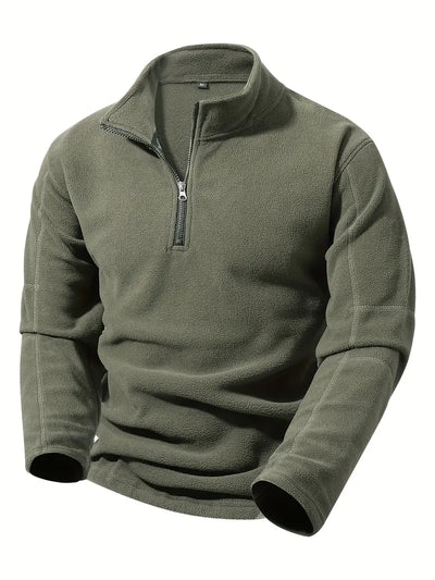 Maurits - Half-Zip Stand Collar Sweatshirt