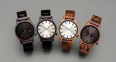 Elias Walnut Wood Quartz Watch