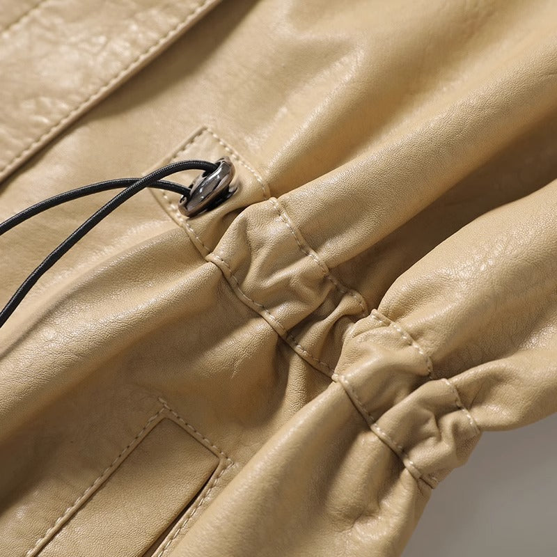 Violet Leather Jacket