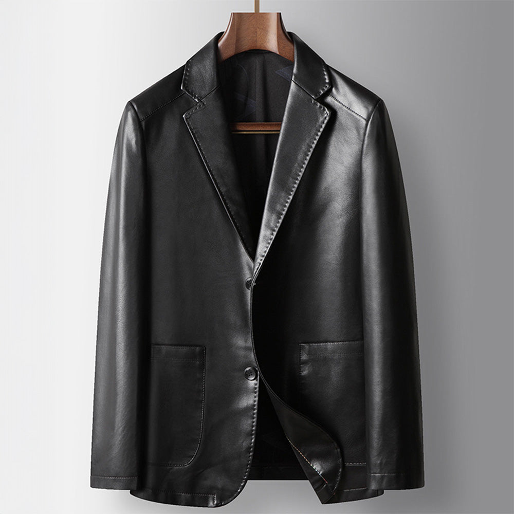 The Executive Leather Blazer
