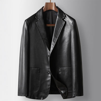 The Executive Leather Blazer