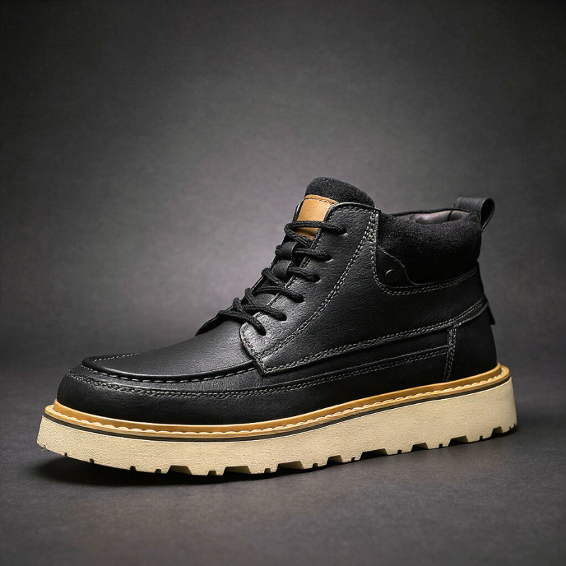 Caleb Genuine Leather Boot