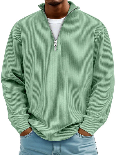Randal - Long Sleeve Half Zip Sweater