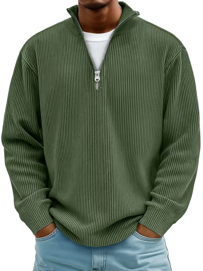 Randal - Long Sleeve Half Zip Sweater