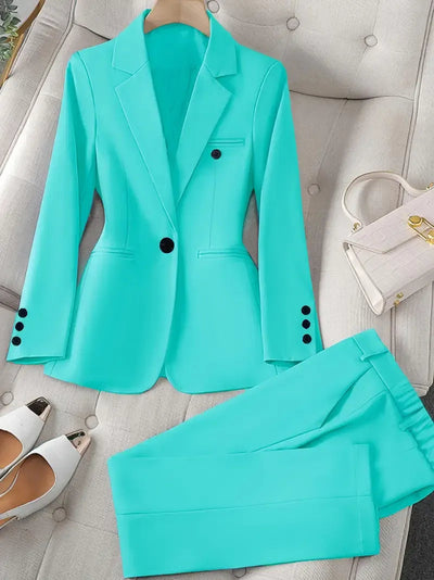 Tazmin - Elegant Jacket And Pant Suit