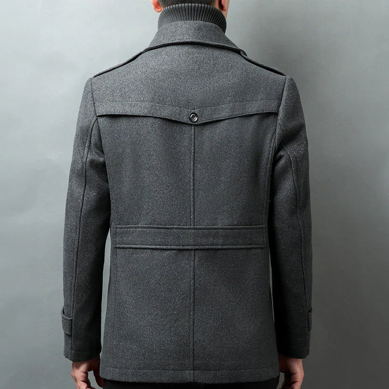 Continental Wool Blend Coat