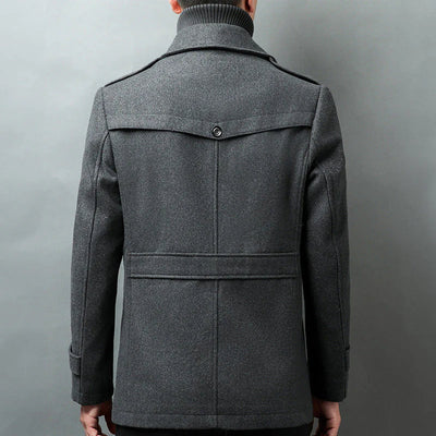 Continental Wool Blend Coat