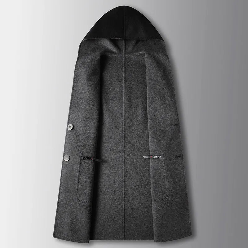 Maxwell Reversible Wool Coat