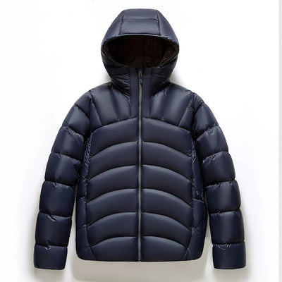 Nordic White Down Puffer Jacket