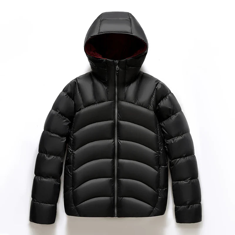 Nordic White Down Puffer Jacket