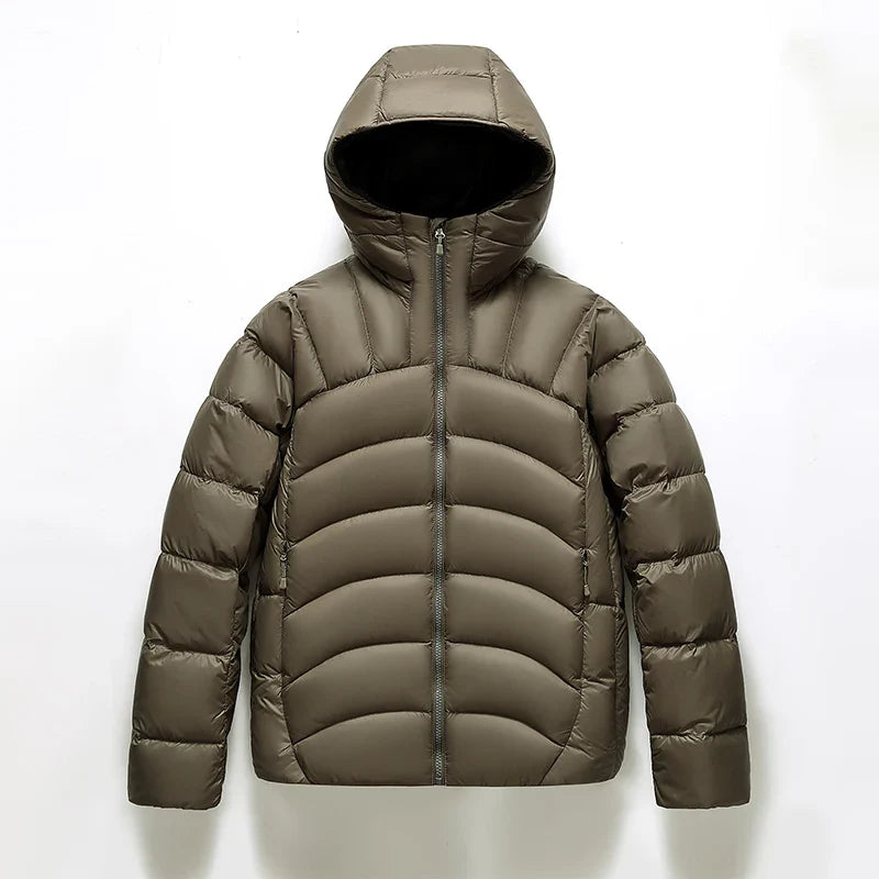 Nordic White Down Puffer Jacket