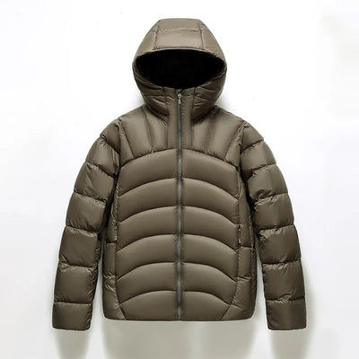 Nordic White Down Puffer Jacket