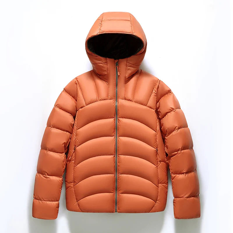 Nordic White Down Puffer Jacket