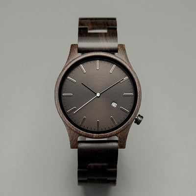Elias Walnut Wood Quartz Watch