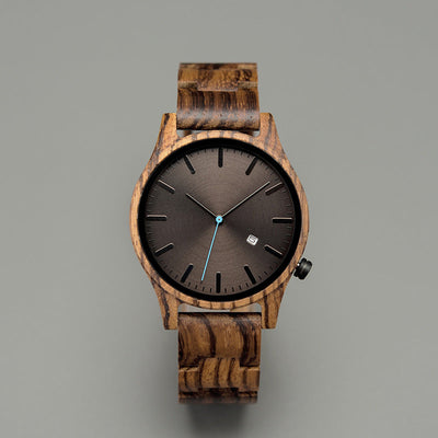 Elias Walnut Wood Quartz Watch