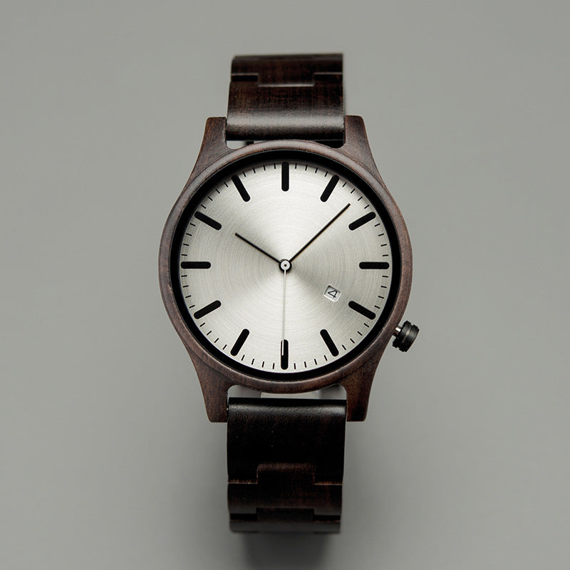 Elias Walnut Wood Quartz Watch