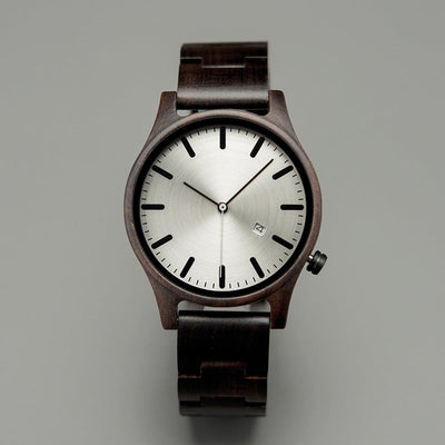 Elias Walnut Wood Quartz Watch