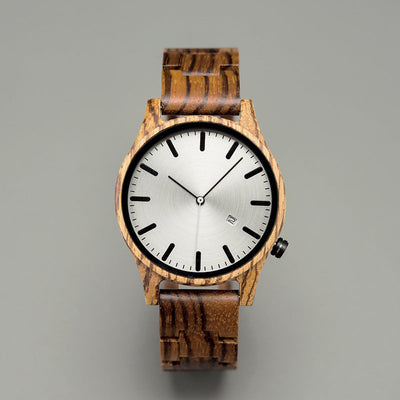 Elias Walnut Wood Quartz Watch