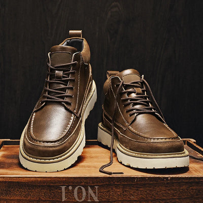 Caleb Genuine Leather Boot