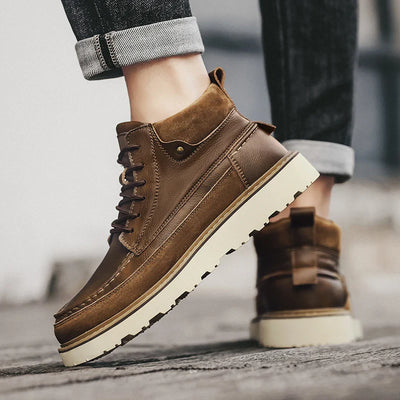 Caleb Genuine Leather Boot