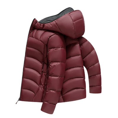 Nordic White Down Puffer Jacket