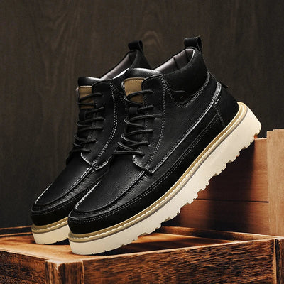 Caleb Genuine Leather Boot