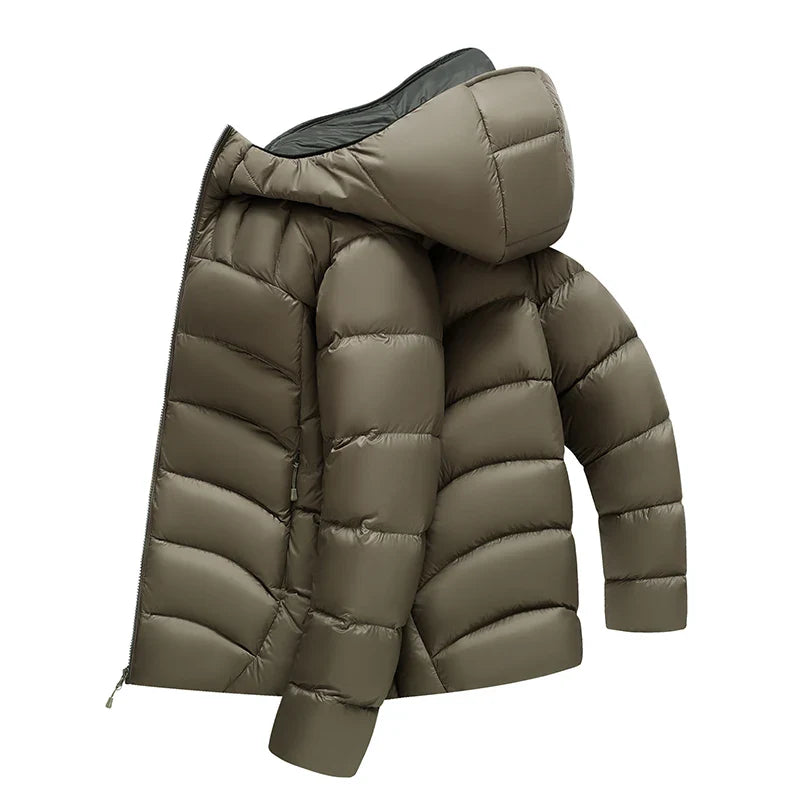 Nordic White Down Puffer Jacket