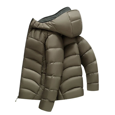 Nordic White Down Puffer Jacket