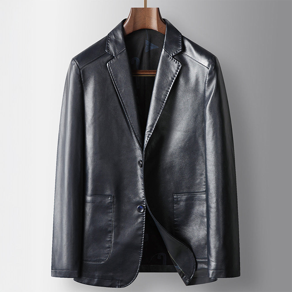 The Executive Leather Blazer