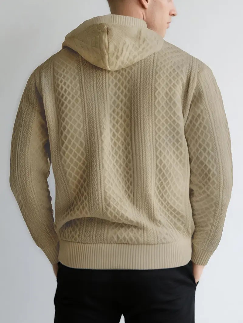 Karah - Long Sleeve Knitted Hoodie