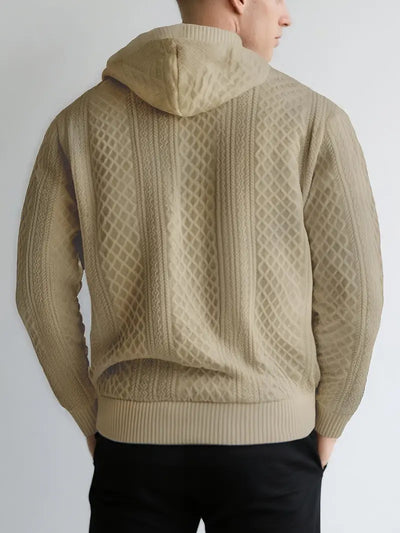 Karah - Long Sleeve Knitted Hoodie