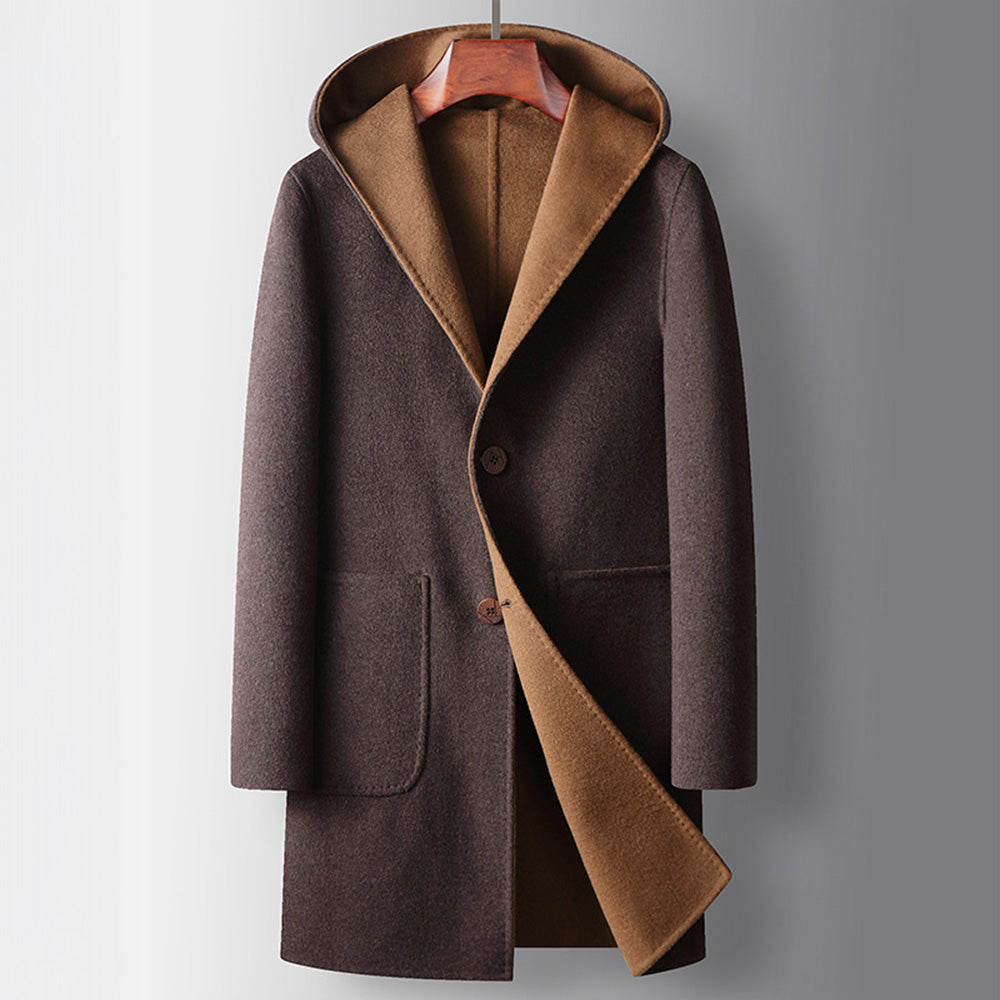 Maxwell Reversible Wool Coat