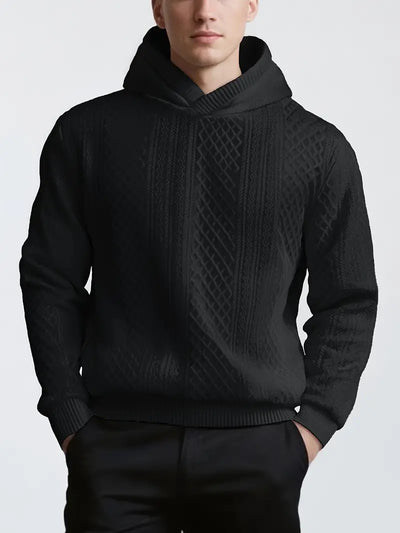 Karah - Long Sleeve Knitted Hoodie