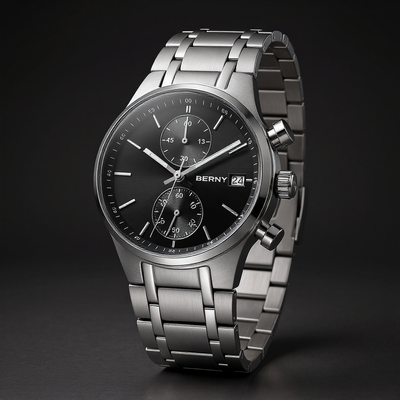 Berny Chronograph Watch, 39mm