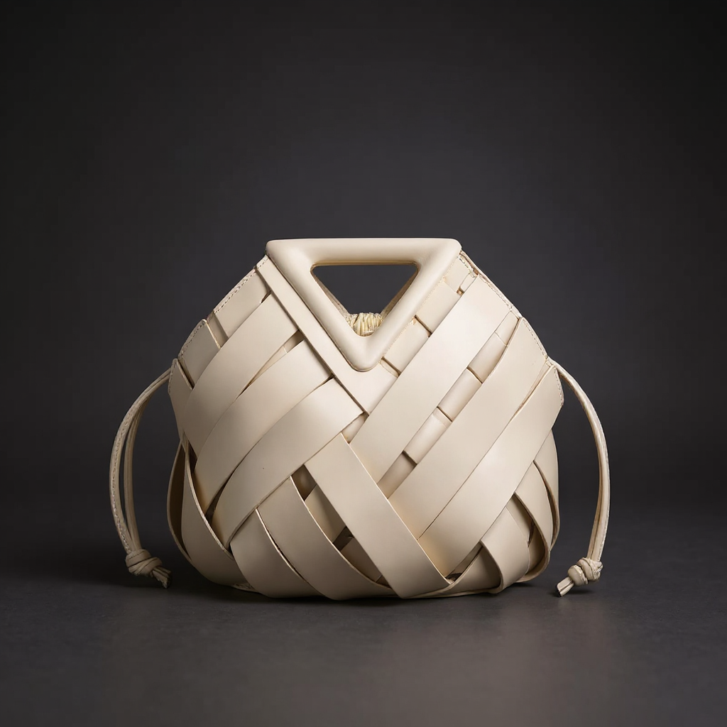 Victoria Handwoven Mini Bucket Bag