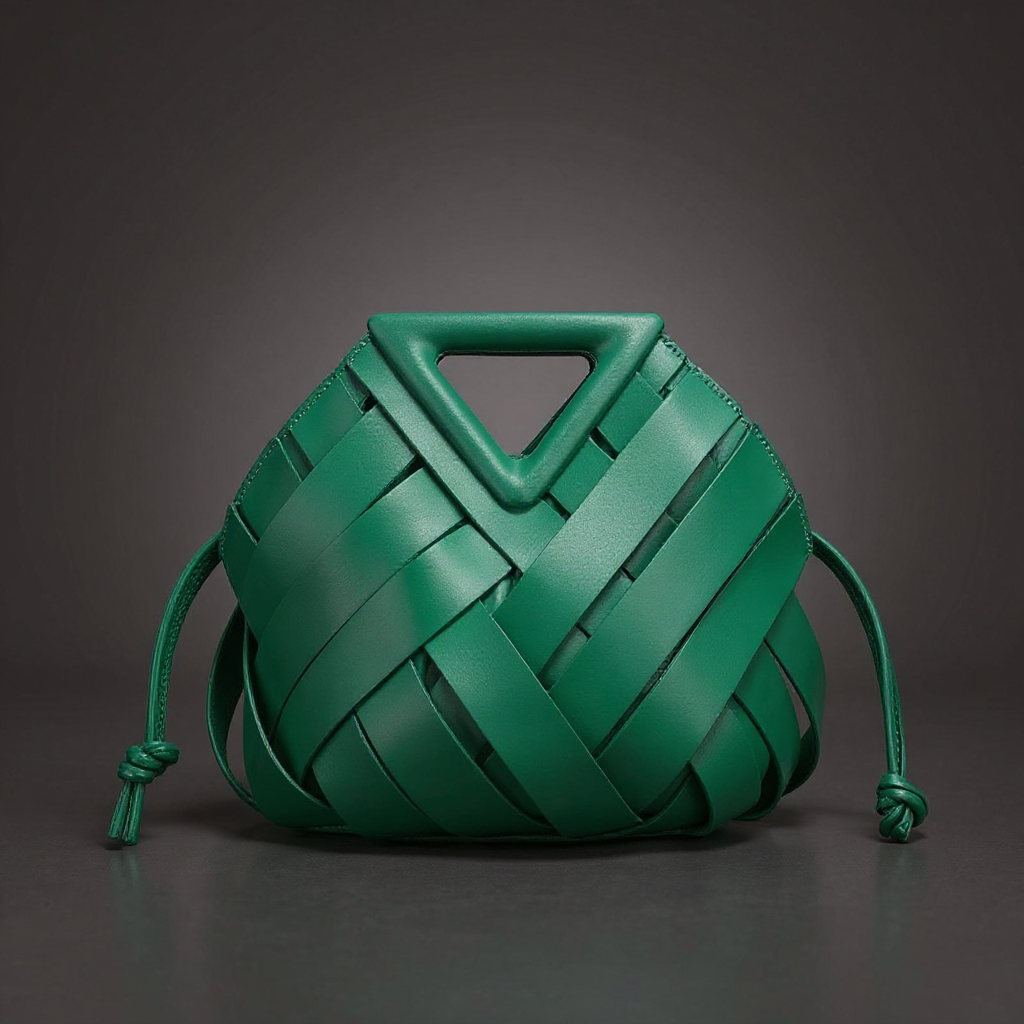 Victoria Handwoven Mini Bucket Bag