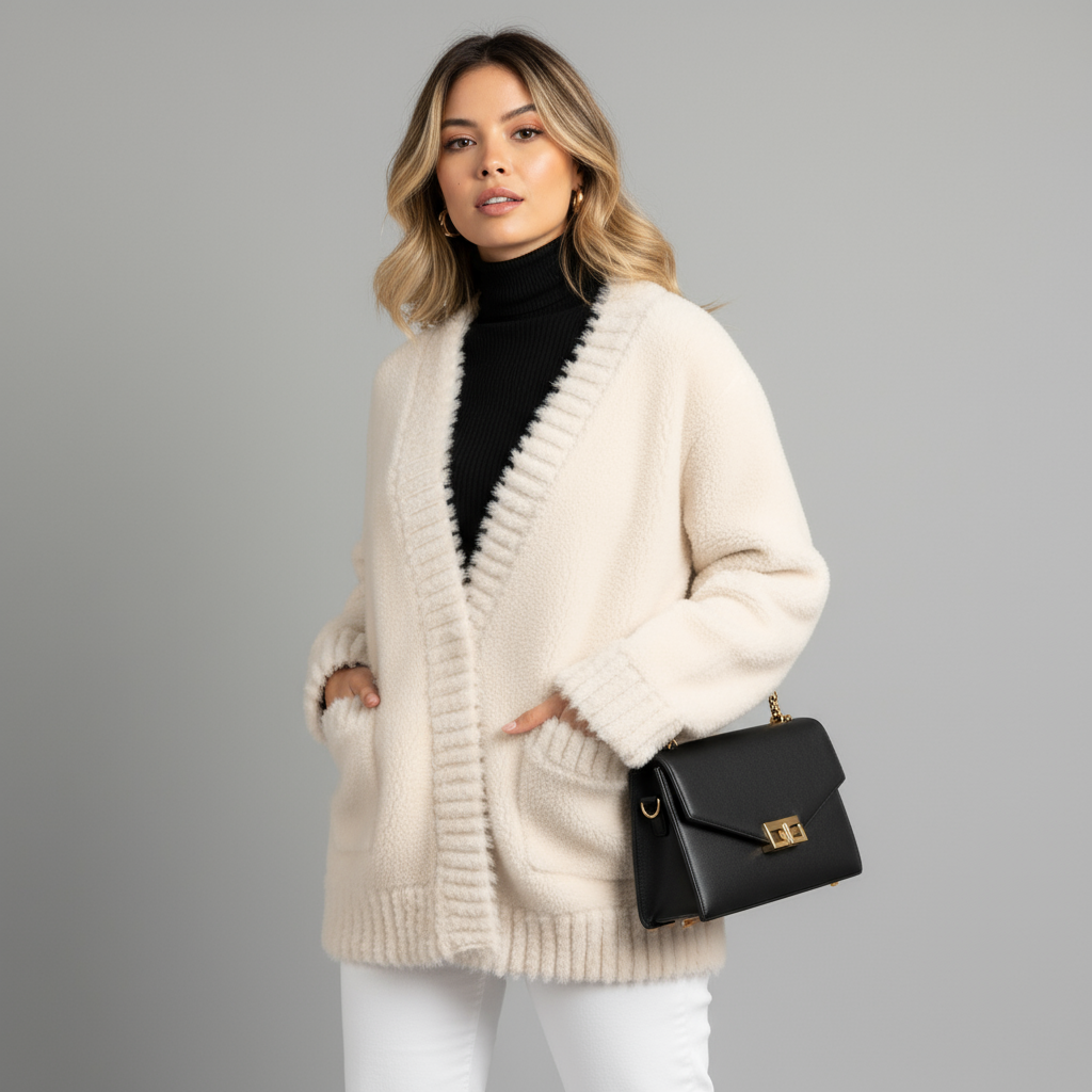 Wynne Alpaca Wool Cardigan