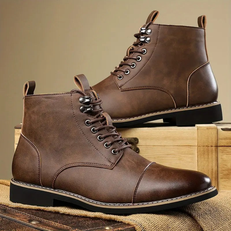 Sjaak - Leather Orthopedic Boots