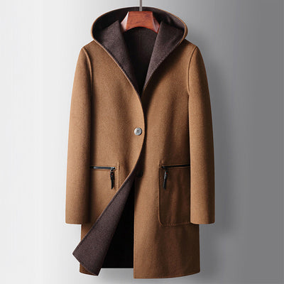Maxwell Reversible Wool Coat